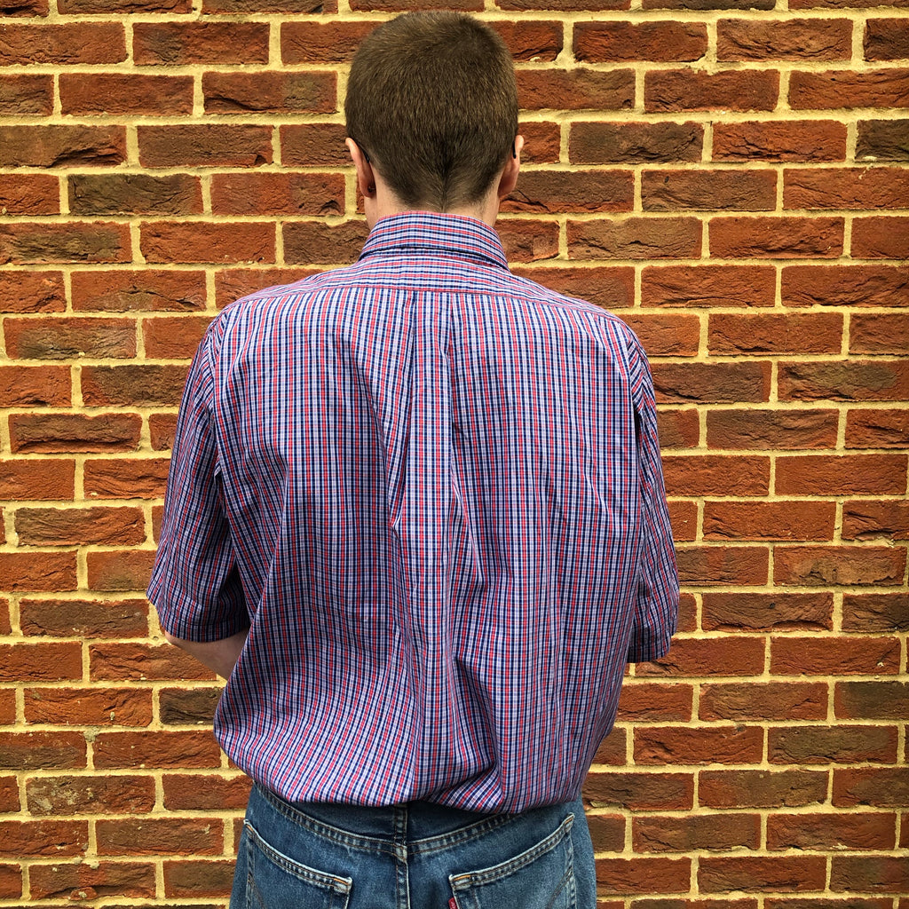 Vintage Aquascutum Short Sleeve Check Shirt Cosy Vintage