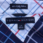 Tommy Hilfiger Navy Check Short Sleeve Shirt