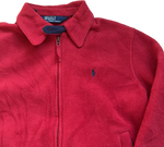 Ralph Lauren Fleece Harrington Jacket Red Small