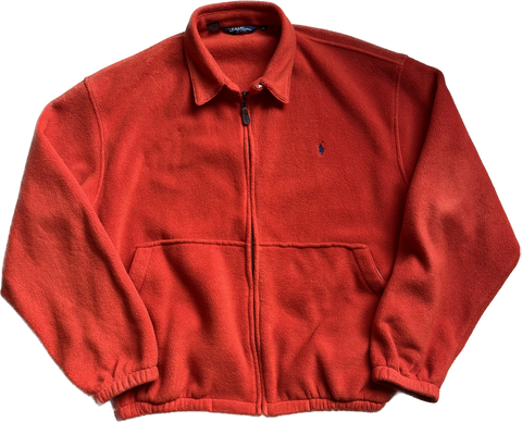 Ralph Lauren Fleece Harrington Jacket Orange