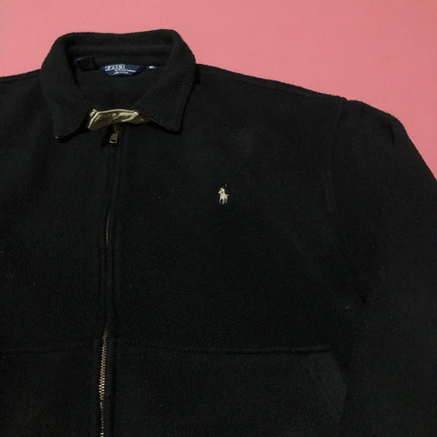 Ralph Lauren Fleece Harrington Jacket Black XL