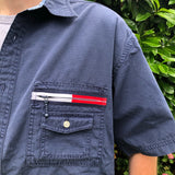 Tommy Jeans Short Sleeve Shirt Logo Zip