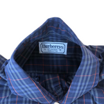 Burberry Navy Nova Check Short Sleeve Shirt