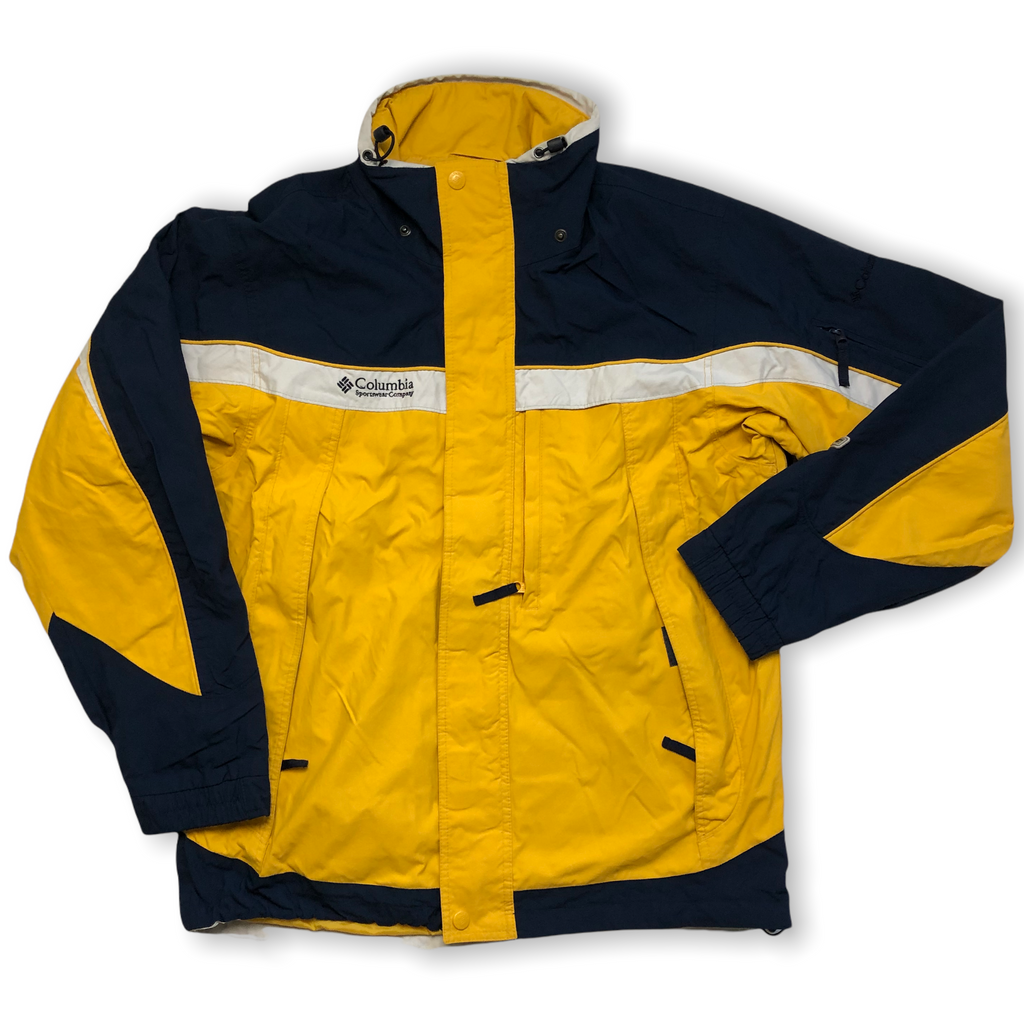 Vintage Columbia Jacket Navy & Yellow | Cosy Vintage