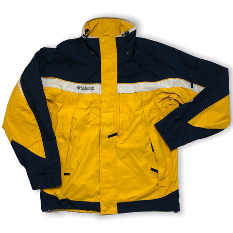 Columbia Jacket Navy & Yellow