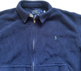 Ralph Lauren Fleece Harrington Jacket Navy Medium