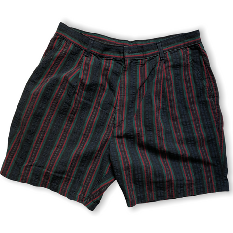 St Michael Striped Shorts 36