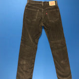 Levi's 505 Corduroy Trousers Brown 34