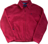 Ralph Lauren Fleece Harrington Jacket Red Small