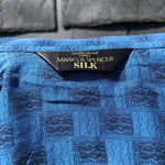 St Michael Silk Shirt Blue